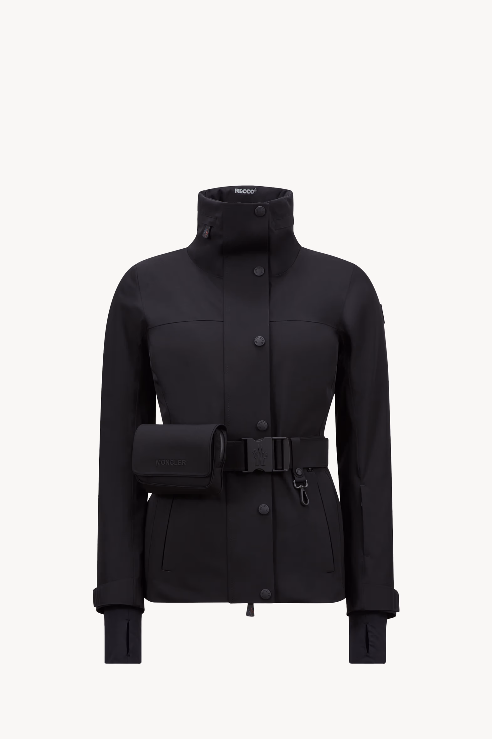 Chaqueta de esquí acolchada Hainets Mujer Negro Moncler 2